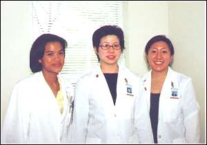 Kristen Charnond, Katherine Yung and Lillian Wang